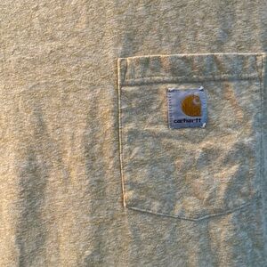 Carhartt K87 Men'sOriginal Fit Short Sleeve Jersey T-Shirt Heather Yellow Size L